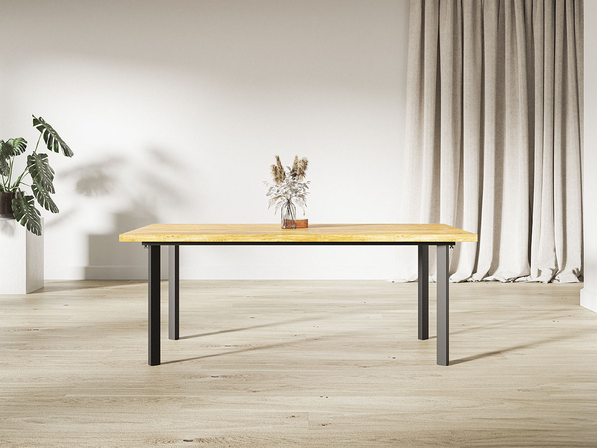 Stół loft - nogi proste