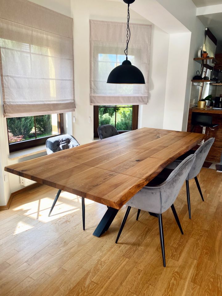 Stół dębowy Pająk naturalny oflis