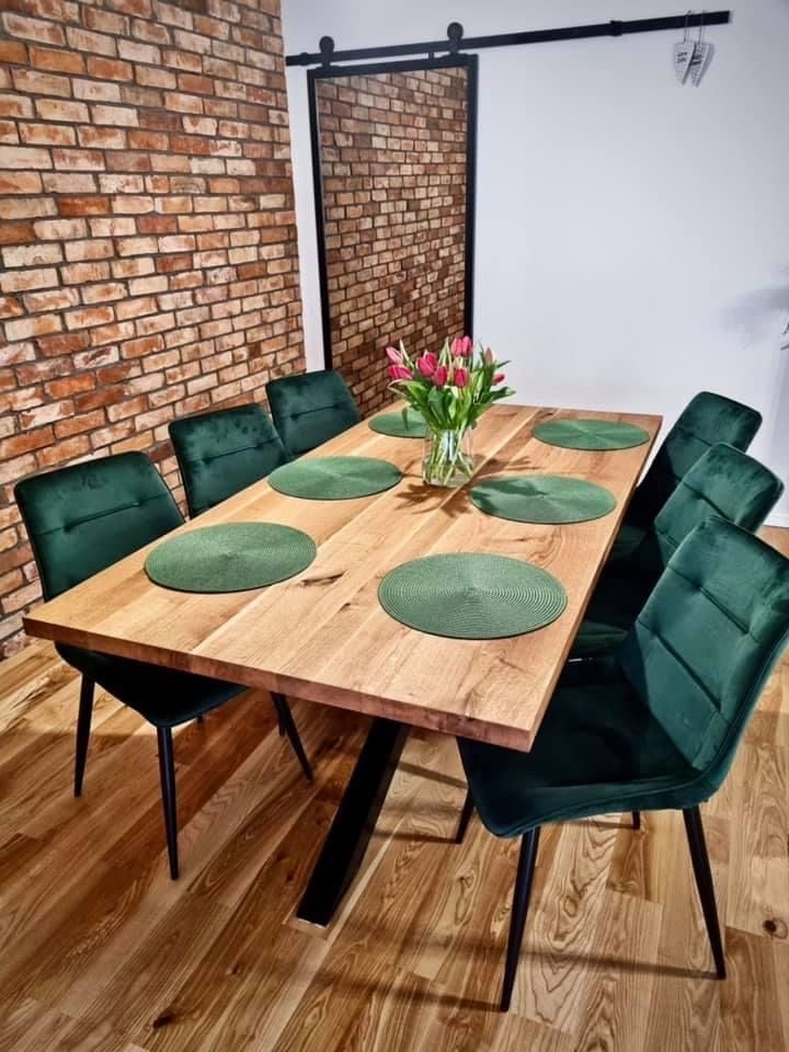 Stół loft rozkładany dębowe pająk