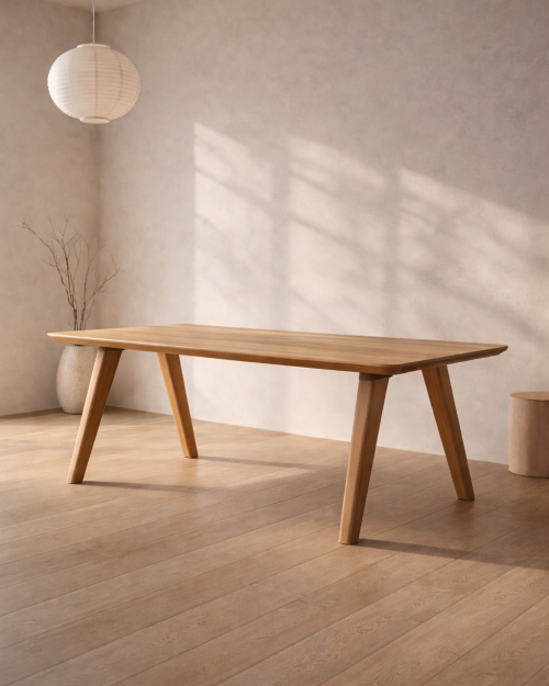 Stół dębowy WOODEN rozkładany