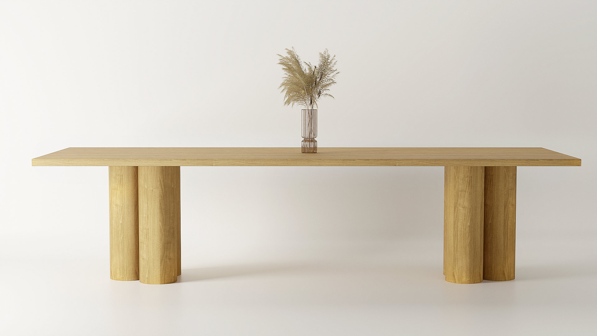 model 1 Stół dębowy drewniany nowoczesny ROLL