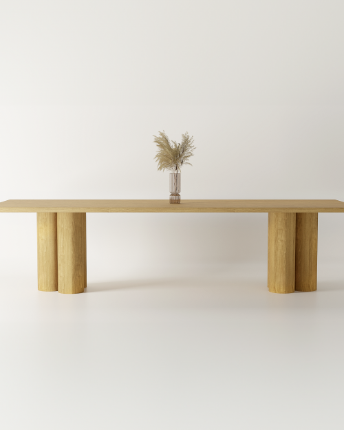 Stół dębowy drewniany nowoczesny ROLL