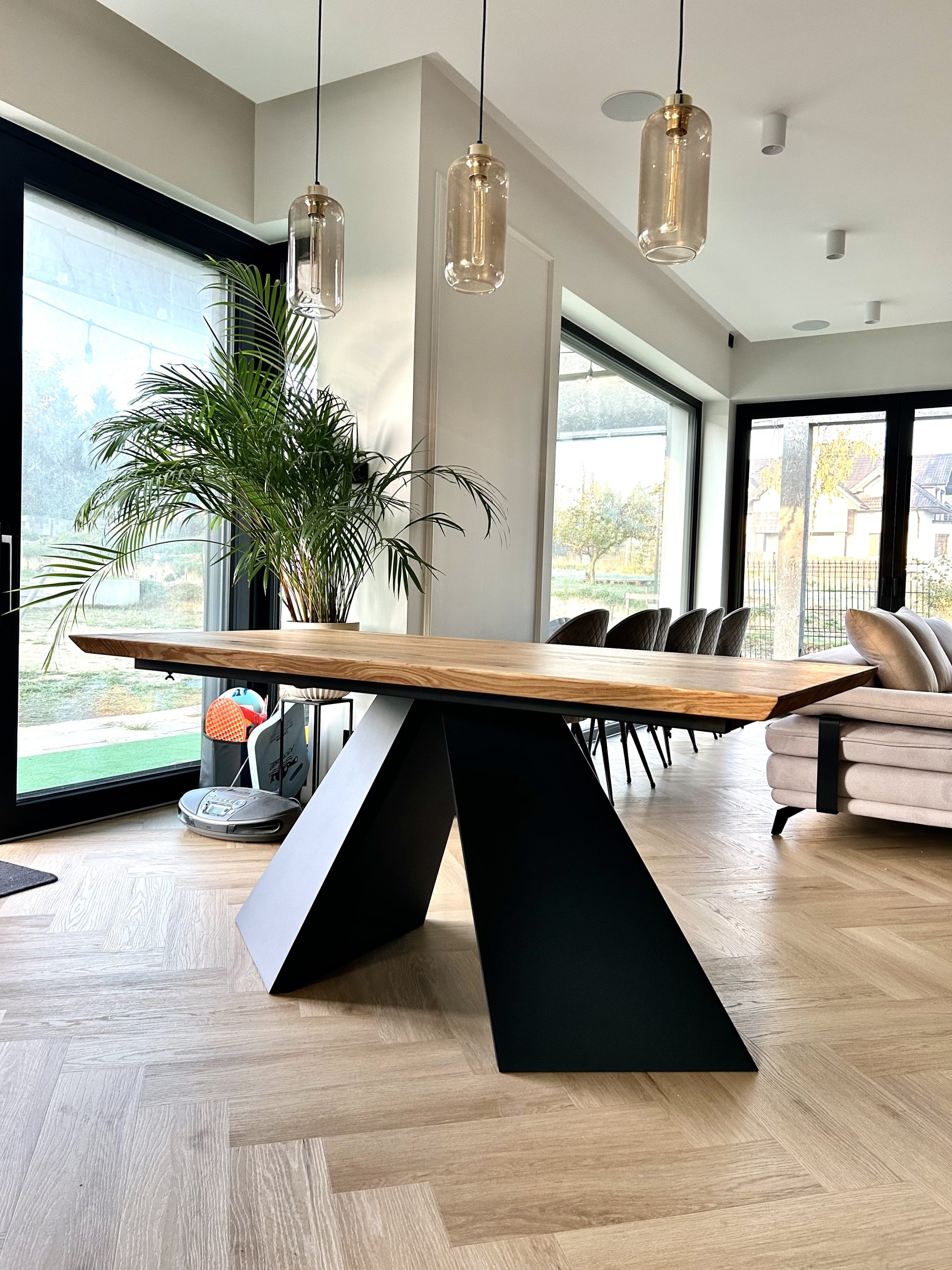 Stół AZURA dębowy drewniany rozkładany