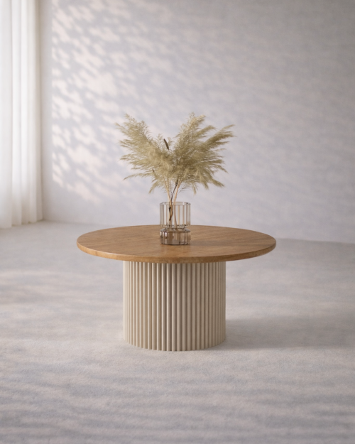 Stolik kawowy dębowy TUBES kaszmir