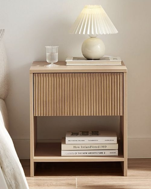 Szafka nocna dębowa FERES