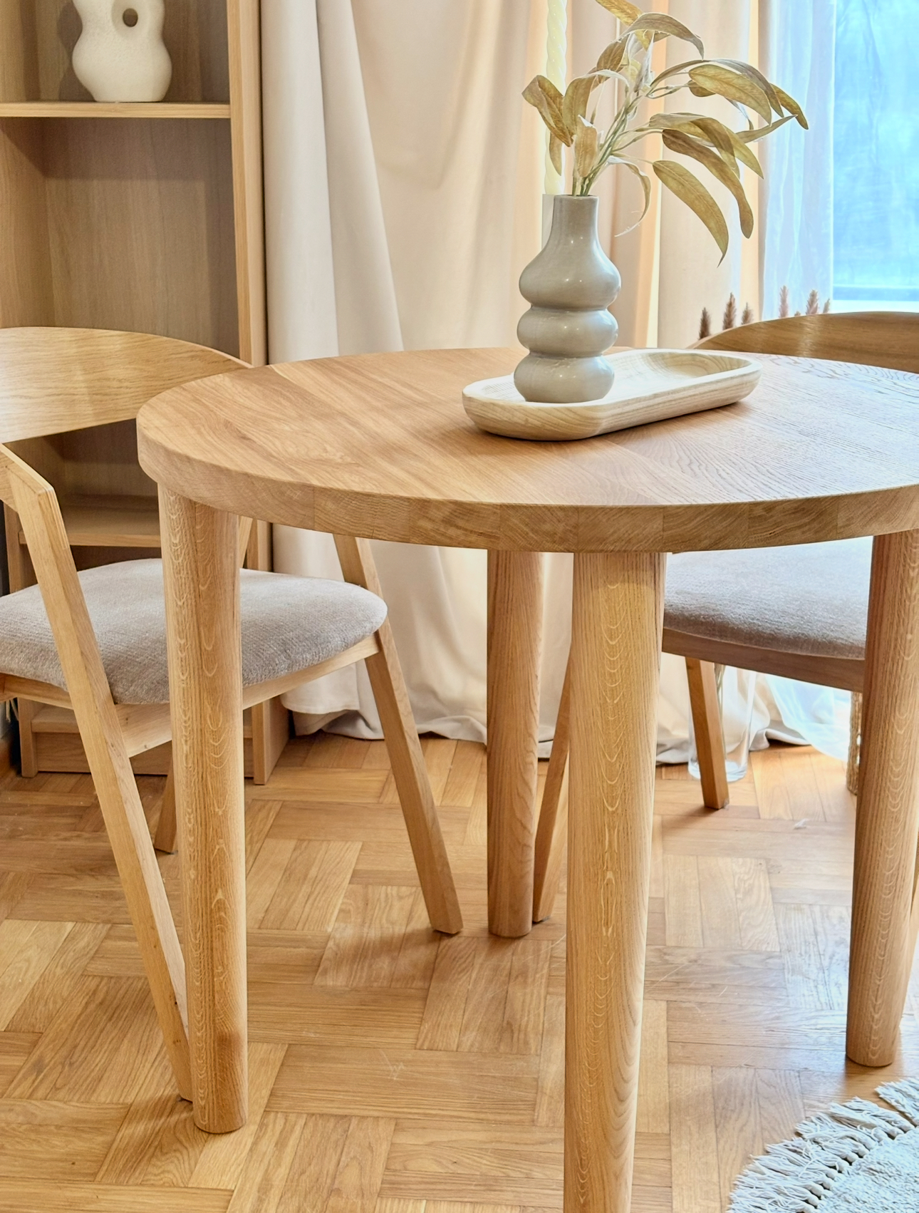 Stół dębowy okrągły RIST Stół dębowy okrągły RIST