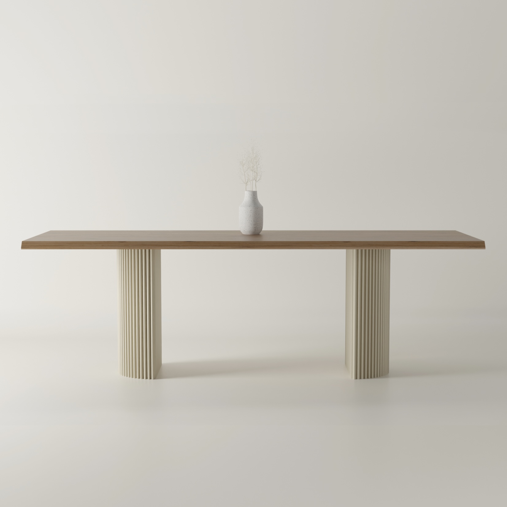 Stół dębowy TUBE nowoczesny rozkładany