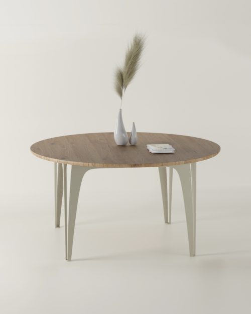 Stół dębowy FERSY okrągły