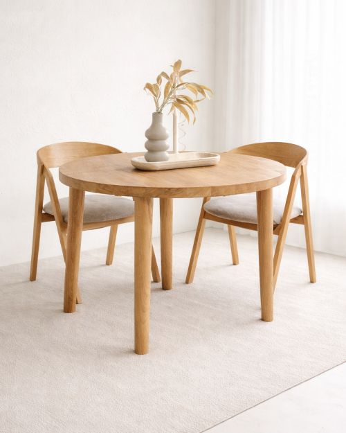 Stół dębowy RIST okrągły