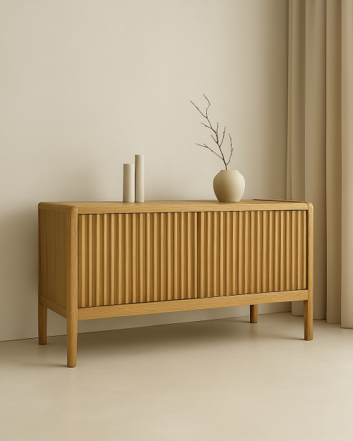 Szafka RTV dębowa TAI