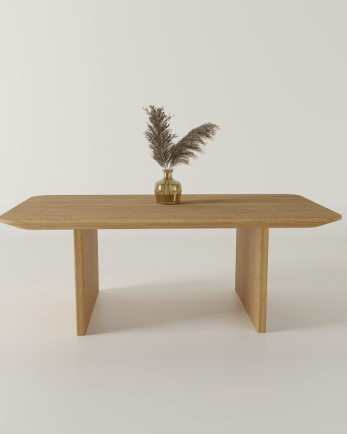 Stolik kawowy LUSO dębowy drewniany