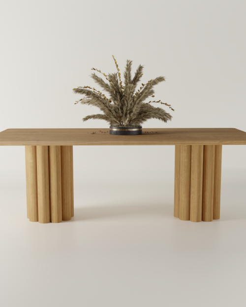 Stół dębowy FALOR rozkładany