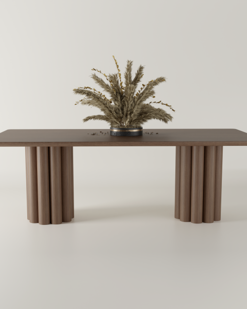 Stół dębowy FALOR heban rozkładany