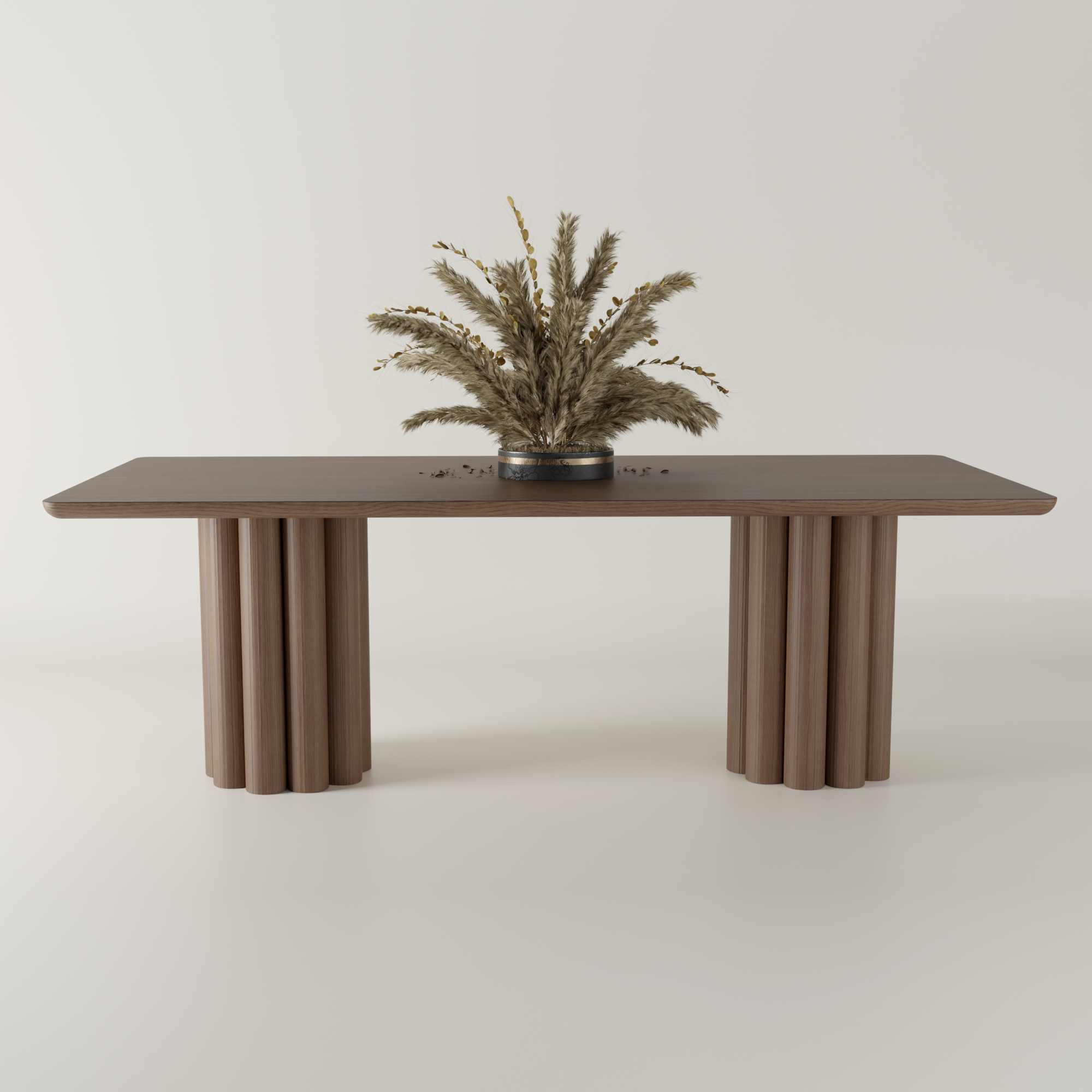 Stół dębowy FALOR heban rozkładany